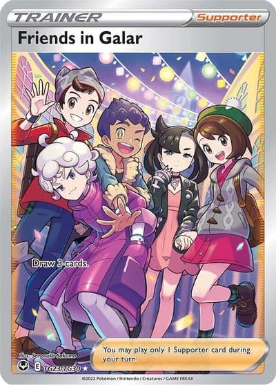Friends in Galar SWSH12: Silver Tempest Trainer Gallery Pokemon card