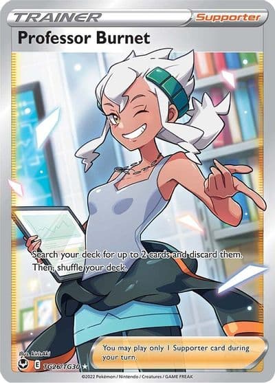 Professor Burnet SWSH12: Silver Tempest Trainer Gallery Pokemon card