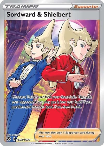 Sordward & Shielbert SWSH12: Silver Tempest Trainer Gallery Pokemon card