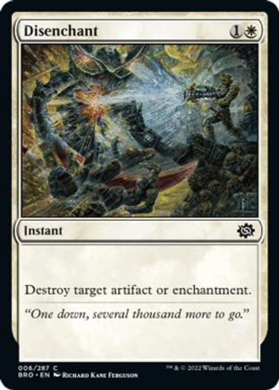 Disenchant The Brothers' War Magic card