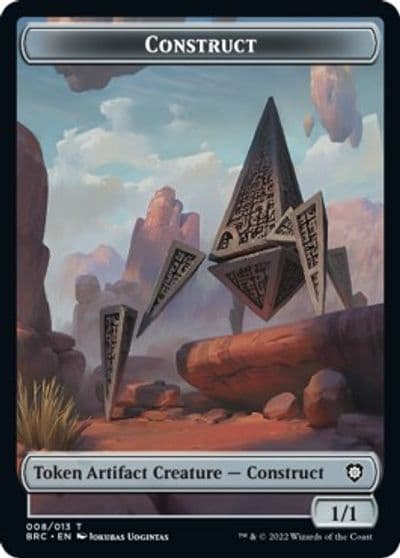 Construct 008 Goat Double Sided Token Commander: The Brothers' War Magic card