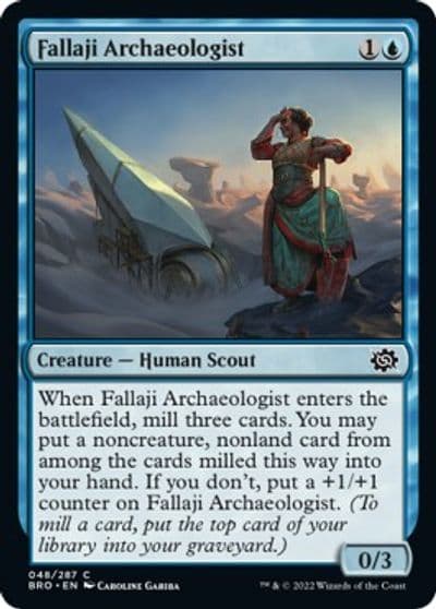 Fallaji Archaeologist The Brothers' War Magic card