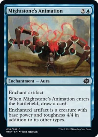 Mightstones Animation The Brothers' War Magic card