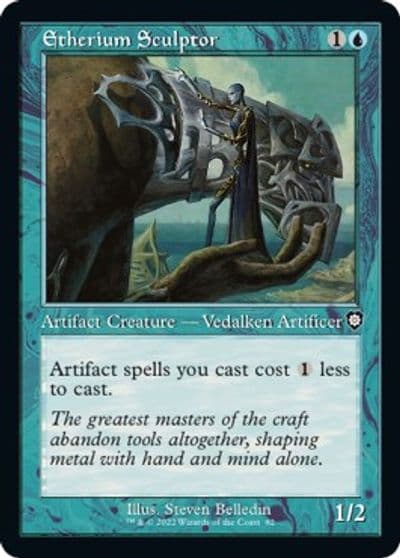 Etherium Sculptor Retro Frame Commander: The Brothers' War Magic card