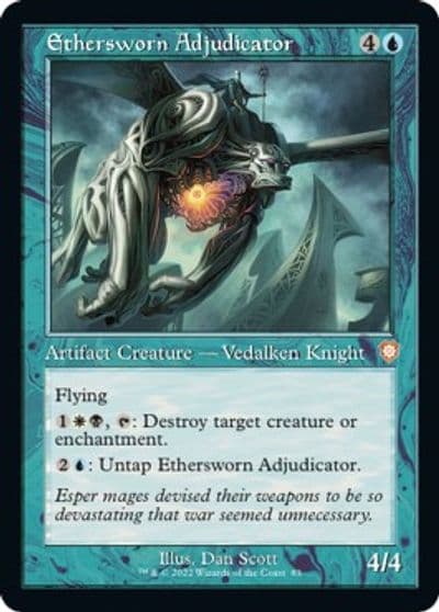 Ethersworn Adjudicator Retro Frame Commander: The Brothers' War Magic card