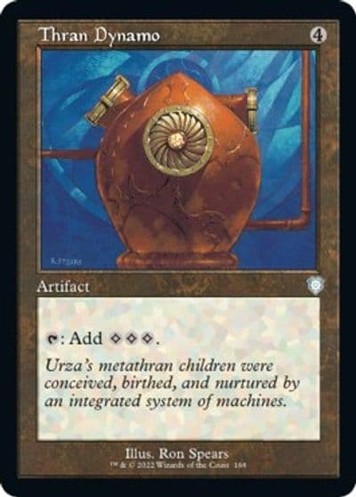 Thran Dynamo Retro Frame Commander: The Brothers' War Magic card