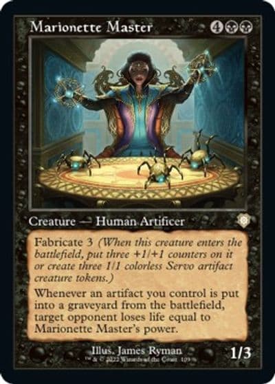 Marionette Master Retro Frame Commander: The Brothers' War Magic card