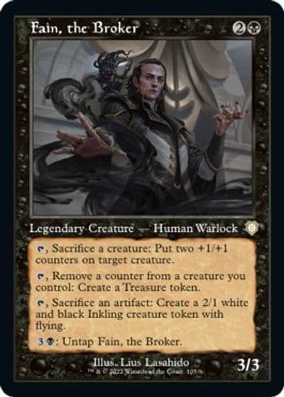 Fain the Broker Retro Frame Commander: The Brothers' War Magic card