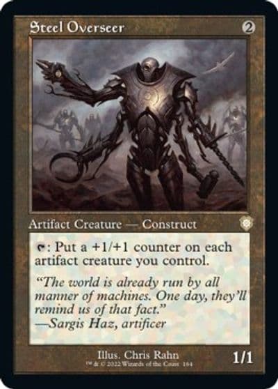 Steel Overseer Retro Frame Commander: The Brothers' War Magic card