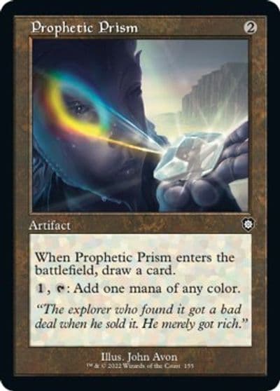 Prophetic Prism Retro Frame Commander: The Brothers' War Magic card