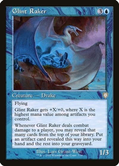 Glint Raker Retro Frame Commander: The Brothers' War Magic card