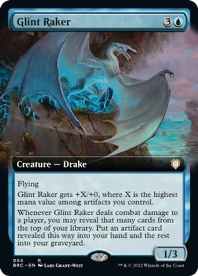 Glint Raker Extended Art Commander: The Brothers' War Magic card