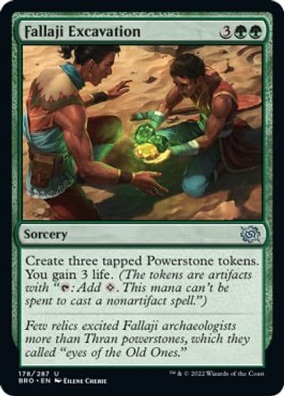 Fallaji Excavation The Brothers' War Magic card