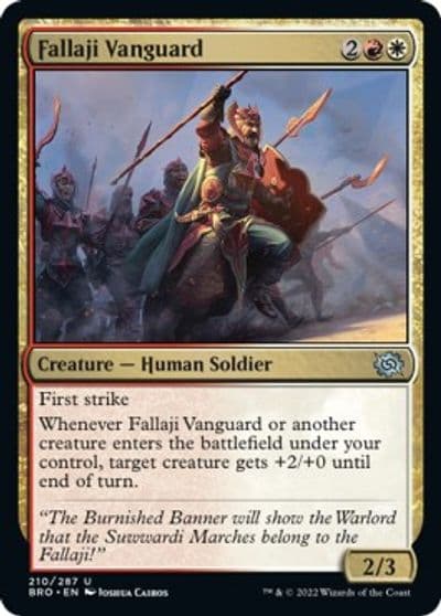Fallaji Vanguard The Brothers' War Magic card