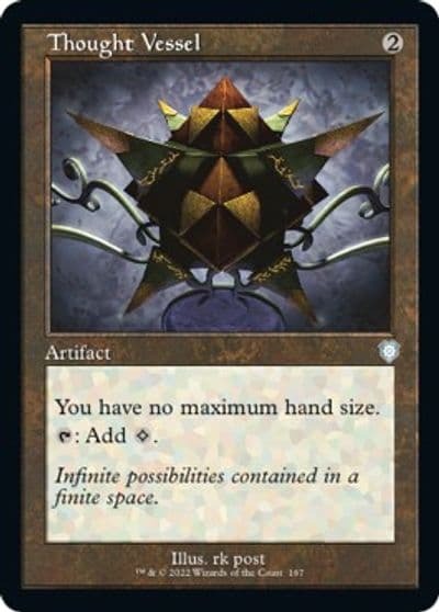 Thought Vessel Retro Frame Commander: The Brothers' War Magic card