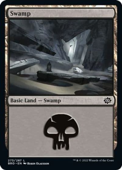 Swamp 273 The Brothers' War Magic card