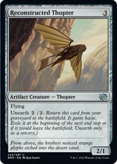 Reconstructed Thopter The Brothers' War Magic card