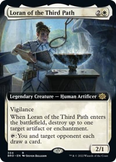 Loran of the Third Path Extended Art The Brothers' War Magic card