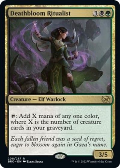 Deathbloom Ritualist The Brothers' War Magic card