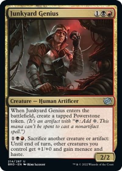 Junkyard Genius The Brothers' War Magic card