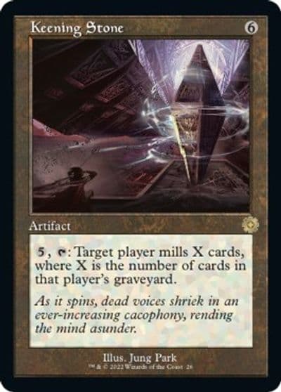 Keening Stone The Brothers' War: Retro Frame Artifacts Magic card