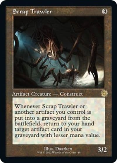 Scrap Trawler The Brothers' War: Retro Frame Artifacts Magic card