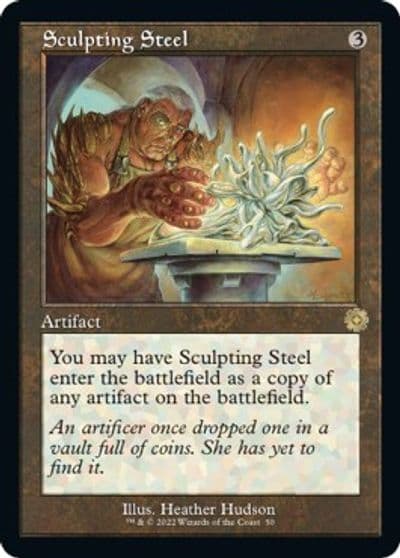 Sculpting Steel The Brothers' War: Retro Frame Artifacts Magic card