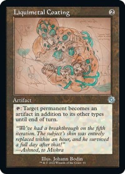 Liquimetal Coating Schematic The Brothers' War: Retro Frame Artifacts Magic card