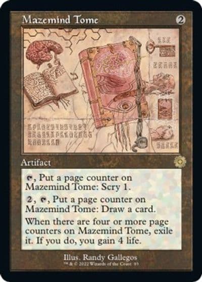 Mazemind Tome Schematic The Brothers' War: Retro Frame Artifacts Magic card