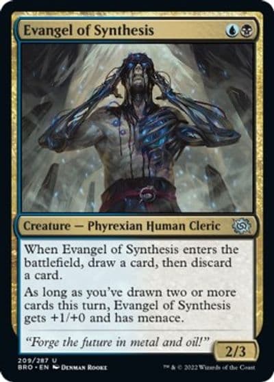 Evangel of Synthesis The Brothers' War Magic card