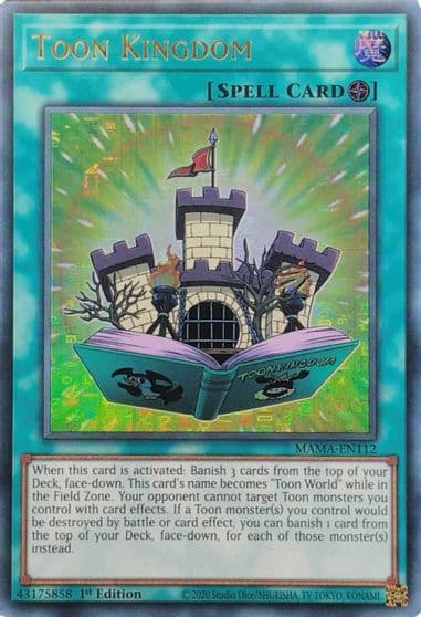 Toon Kingdom Ultra Pharaohs Rare Magnificent Mavens Yu-Gi-Oh! card