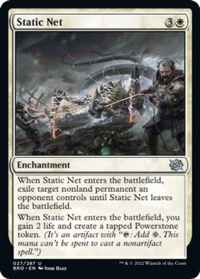 Static Net The Brothers' War Magic card