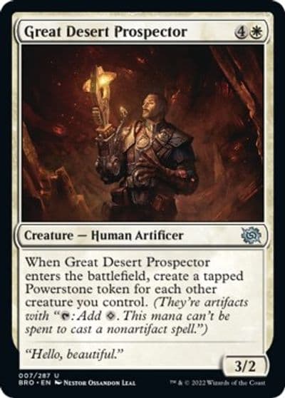 Great Desert Prospector The Brothers' War Magic card