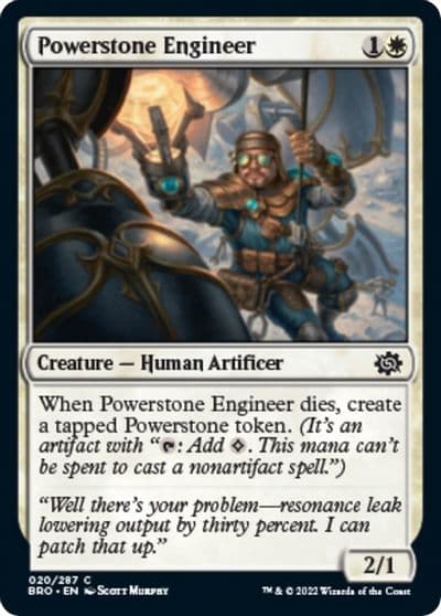 Powerstone Engineer The Brothers' War Magic card