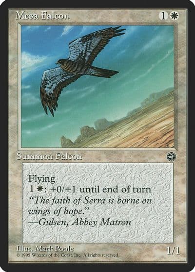 Mesa Falcon Homelands Magic card