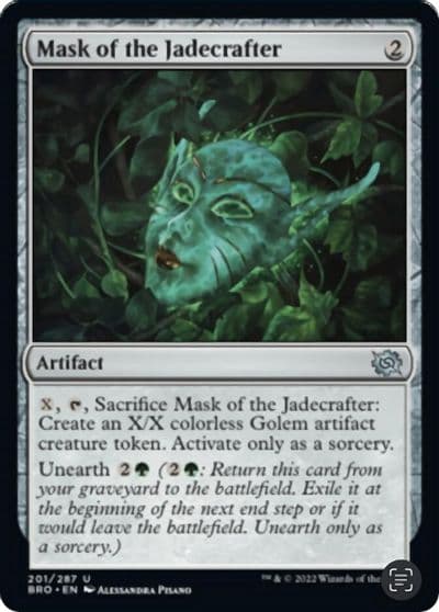 Mask of the Jadecrafter The Brothers' War Magic card