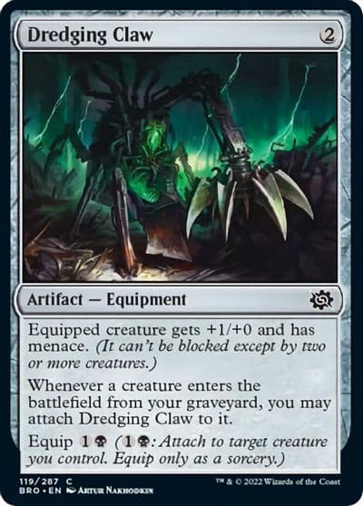 Dredging Claw The Brothers' War Magic card