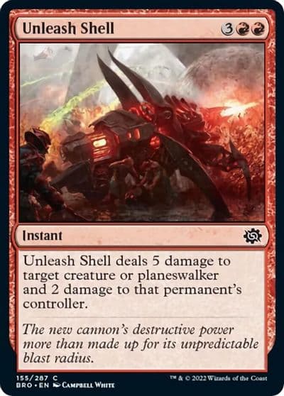 Unleash Shell The Brothers' War Magic card