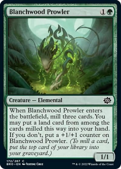 Blanchwood Prowler The Brothers' War Magic card