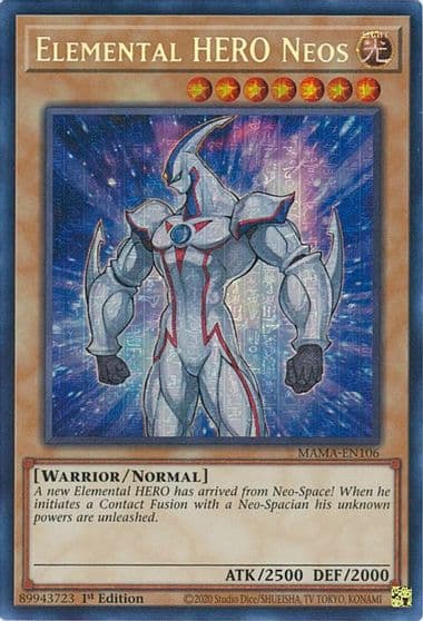 Elemental HERO Neos Secret Pharaohs Rare Magnificent Mavens Yu-Gi-Oh! card