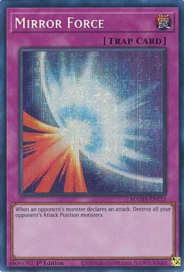 Mirror Force Secret Pharaohs Rare Magnificent Mavens Yu-Gi-Oh! card