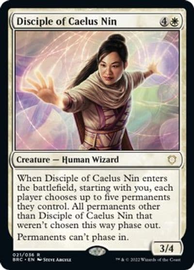 Disciple of Caelus Nin Commander: The Brothers' War Magic card