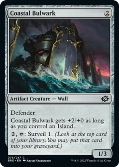 Coastal Bulwark The Brothers' War Magic card