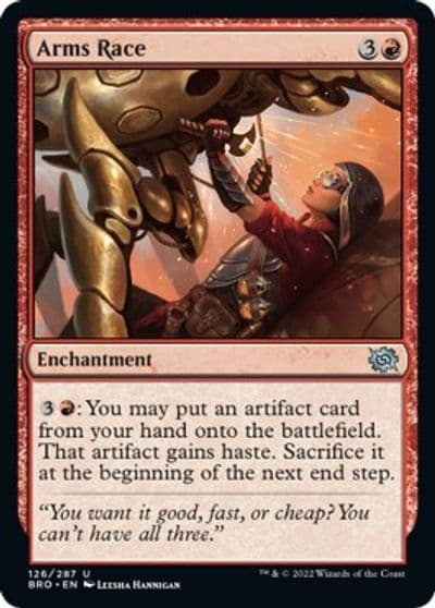 Arms Race The Brothers' War Magic card