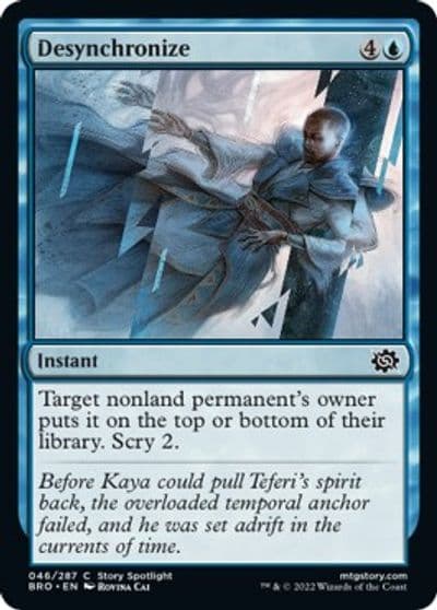 Desynchronize The Brothers' War Magic card