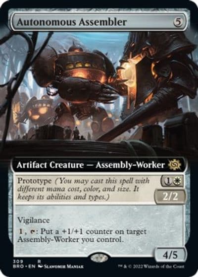 Autonomous Assembler Extended Art The Brothers' War Magic card