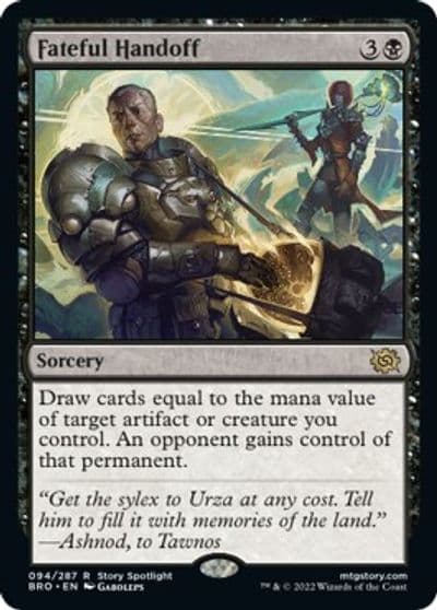 Fateful Handoff The Brothers' War Magic card