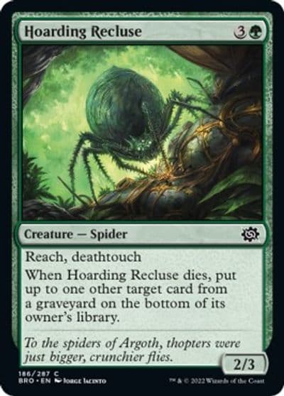 Hoarding Recluse The Brothers' War Magic card
