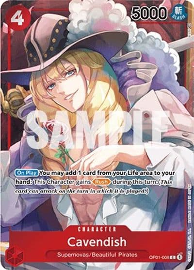 Cavendish Box Topper Romance Dawn One Piece card