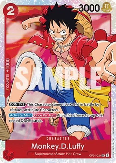 MonkeyDLuffy 024 Romance Dawn One Piece card